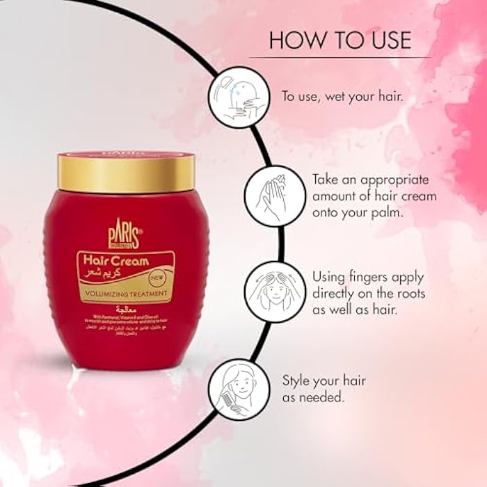 PARIS COLLECTION Hair Cream Volumizing Treatment, 475 ml - Image 3